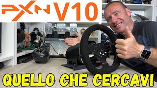 PXN V10 IL VOLANTE CHE CERCAVI PER INIZIARE LA VERA SIMULAZIONE per PC e CONSOLE [upl. by Sofie100]