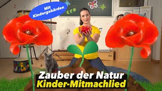 quotEin Samenkorn ganz kleinquot Kinderlied Gebärden  Frühling  Sommer  Simone Ludwig  Floh im Ohr TV [upl. by Affra]