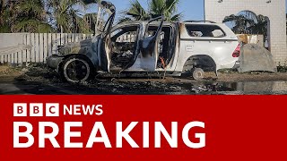 Israel military fires senior officers after aid workers killed in Gaza  BBC News [upl. by Nolyk]