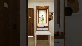 interior design of temple in house to mandir wahi balayage shorts krishnastatus interior [upl. by Averir123]