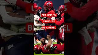 UNLV vs San Jose State prediction gambling cfb25 cfbpicks rebels sportsbetting [upl. by Conant]