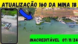 Atualização 160 da mina 18 da Braskem no Mutange  Maceió  Alagoas Brasil  visto de cima em 4K [upl. by Roxanna504]