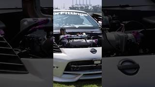 This TwinEngine Nissan 350Z is INSANE 🔥 1000HP AWD Monster MLZGarage ENEOSUSA [upl. by Ytinav]