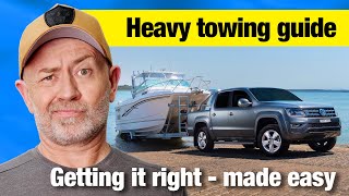 Complete guide to heavy towing GVM GCM amp ATM explained  Auto Expert John Cadogan [upl. by Leuqar650]