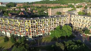 Park Hill Flats Sheffield shot in the summer 2023 with the Dji Mini 3 [upl. by Browning]