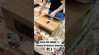 Unboxing Denon AVRX1800H 72 Channel 8K AV Receiver Pt1 receivers denon shorts unboxing [upl. by Clarie820]