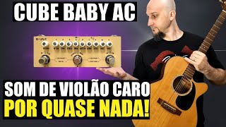 CUVAVE CUBE BABY ACUSTICO  SEGREDOS REVELADOS ELEVE o som do seu VIOLÃO [upl. by Nelleoj448]