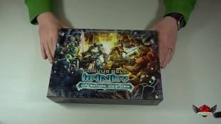 Infinity Operation IceStorm Unboxing  PanOceania vs Nomads Battle Pack [upl. by Lanos]