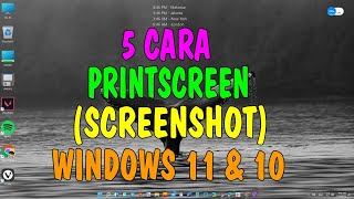 5 Cara Printscreen Screenshot di Windows 11 dan 10 [upl. by Jeri]