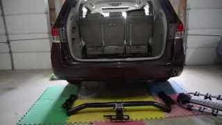 Installing a hitch on a 2014 Honda Odyssey [upl. by Enoval]