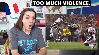 French Girl Reacts to BIGGEST NFL HITS HERE COMES THE BOOM  Discovering American Football 🏈 [upl. by Ruddy]