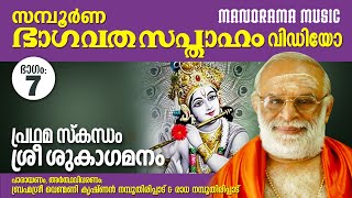 Bhagavatha Sapthaham  Part 7  Venmani Krishnan Namboothiripad ഭാഗവത സപ്താഹം  ശ്രീ ശുകാഗമനം [upl. by Templas]