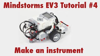 Mindstorms EV3 Tutorial 4 Turn your EV3 into a musical instrument [upl. by Eynahpets707]