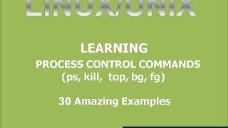 Linux Basic Process Control Command [upl. by Aimo]