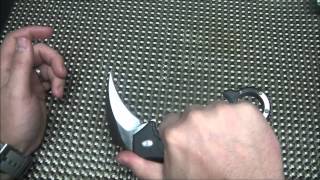 Brous Blades Enforcer Folding Karambit [upl. by Anenahs]