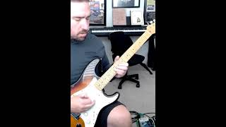 G Minor Jamming guitar guitarsolo stratocaster [upl. by Aysa]