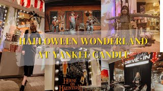 Exploring Yankee Candles Halloween Wonderland  Spooky Decor amp Fall Vibes [upl. by Eenaffit]