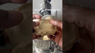 Baking Tip Window pane test for perfect dough baking bakingtips holidaybaking cinnamonrolls [upl. by Oneil]