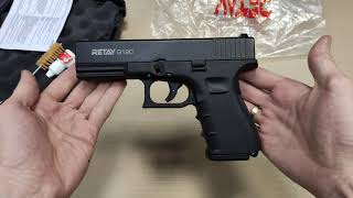 Стартовый пистолет Retay G19C Black [upl. by Awram]