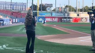 American National Anthem and the Buffalo Bisons game September 19 [upl. by Assirk247]