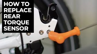 How to replace a rear Torque Sensor on an Ebike [upl. by Ardekal411]