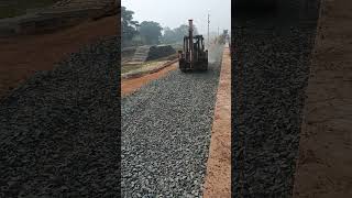 Reailway working bed balest speding jcb monitor viralvideo trending shortvideo [upl. by Ateerys107]