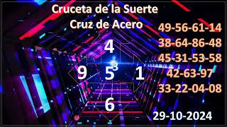 CRUCETA DE LA SUERTE CRUZ DE ACERO 29 10 2024 [upl. by Esirehc]