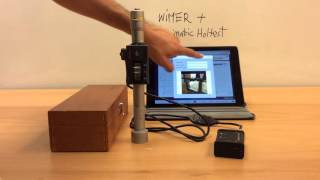 Wireless Reading from Mitutoyo Digimatic Holtest Micrometer using Motionics WiMER [upl. by Sices]