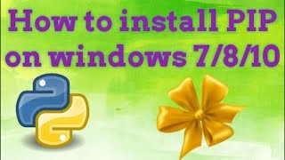 How To Install Python PIP on Windows 7810 in Tamil [upl. by Yemerej]