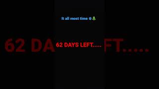 62 DAYS LEFT ❄🌲 Christmas allmost fypシ゚viral short [upl. by Oneil]