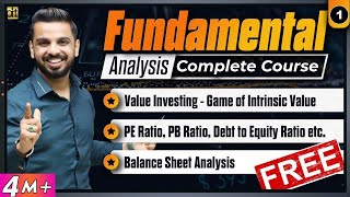 Fundamental Analysis Complete Course  How to Select Best Stocks for Investment in Share Market [upl. by Notgnimer]