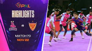 Match Highlights Jaipur Pink Panthers vs Dabang Delhi KC  November 22  PKL Season 11 [upl. by Levon]