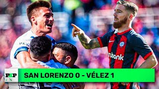 SAN LORENZO 0 VELEZ 1  RESUMEN PASO A PASO  HD [upl. by Nosiaj]