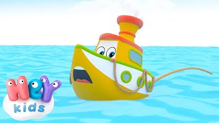 Das kleine Boot das wusst’ nicht wie man segelt ⛵️  Lied für Kinder  HeyKids Kinderlieder TV [upl. by Kernan]