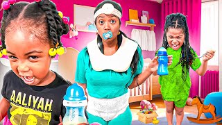 The Big Baby 🍼 Siblings Turn Mom into a BABY Ep 3  LAIYAFACE [upl. by Dalohcin]