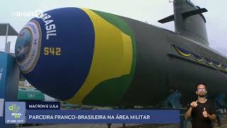 Brasil e França fazem parceria na área militar [upl. by Aneras621]