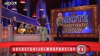 quotXbenen dat is het probleemquot  DE GROTE IMPROVISATIESHOW [upl. by Eiramllij522]