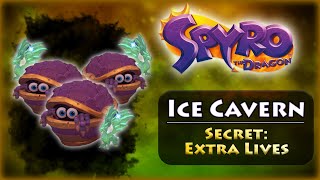 Ice Cavern  How to Reach the Secret Extra Lives  Spyro Reignited Trilogy [upl. by Anirbas416]