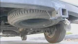 How to Change A Flat Tire  How To Remove A Spare Tire [upl. by Mather]