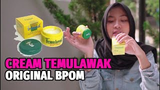 Nyobain CREAM TEMULAWAK ORIGINAL BPOM [upl. by Oicaroh]