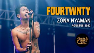 Fourtwnty  Zona Nyaman Live at The Sounds Project Vol6 2023 [upl. by Novel648]