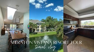 sheraton vistana resort villas orlando 2 bedroom tour [upl. by Lebiralc]