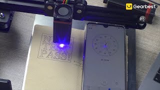 NEJE MASTER 7W Personal Laser Engraving Machine  Gearbestcom [upl. by Aniala]