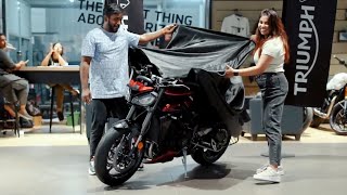 Triumph Street Triple RS Delivery  Bangalore  Khivraj Triumph [upl. by Verdi]