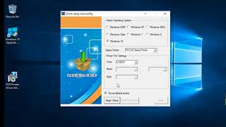 How to install windows10 driver 80mm printer USB port [upl. by Blaine]