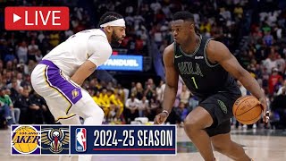 NBA LIVE LA Lakers vs New Orleans Pelicans  November 17 2024  Pelicans vs Lakers LIVE NBA 2K25 [upl. by Kruter]