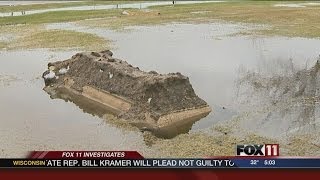 Manitowoc grave erupts due to flooding [upl. by Vyner]