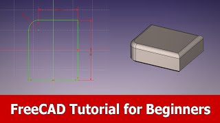 FreeCAD Tutorial for Beginners [upl. by Aikemaj160]