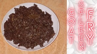 Suvarotti fry  Manneeral fry  Goat spleen fry recipe in tamil  Increase Your haemoglobin level [upl. by Phillie374]