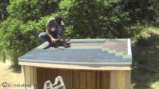 How To Build A Lean To Shed  Part 7  Roofing Install [upl. by Eleonore]